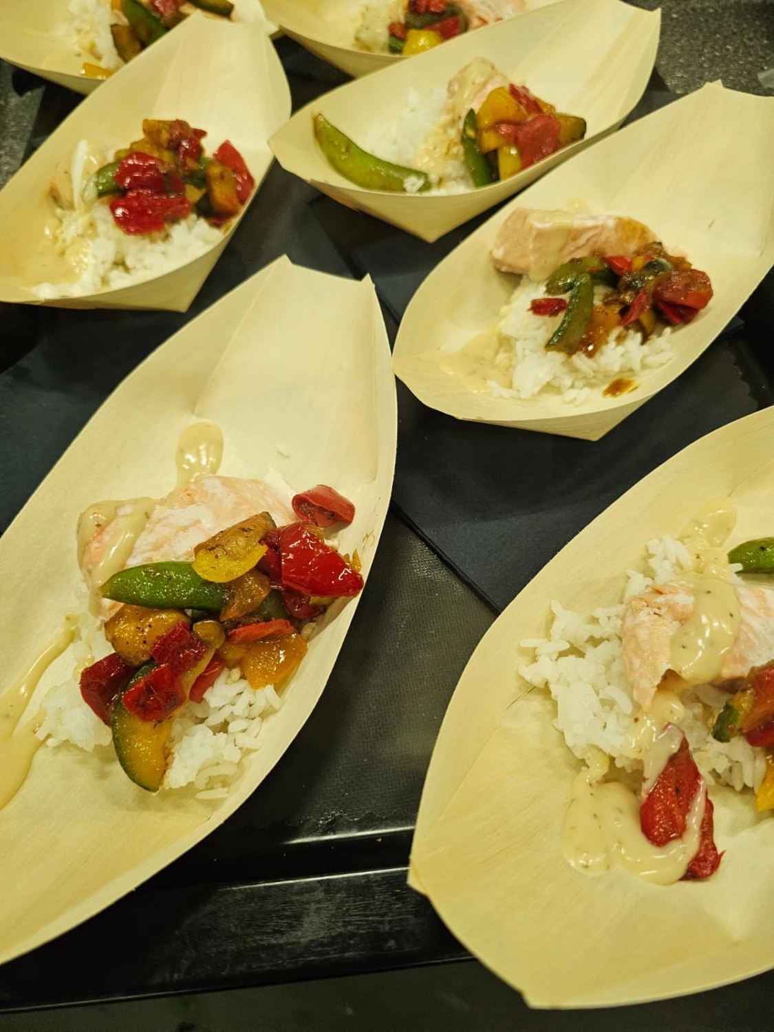 Burger mit Tomate von Food at work